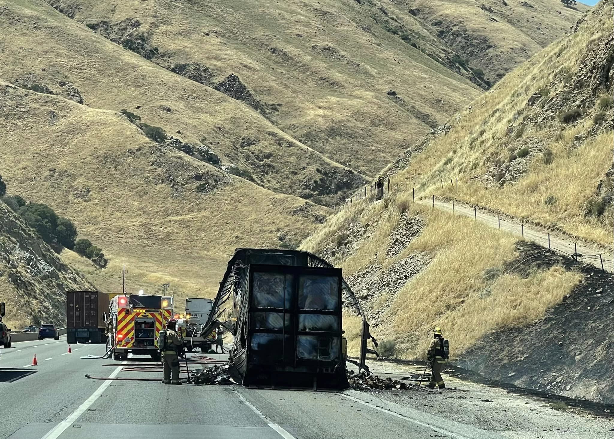 Semi Truck Fire, July 7, 2023