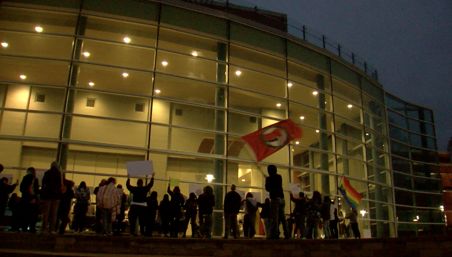 protest in front of Glenpool Conference Center.png