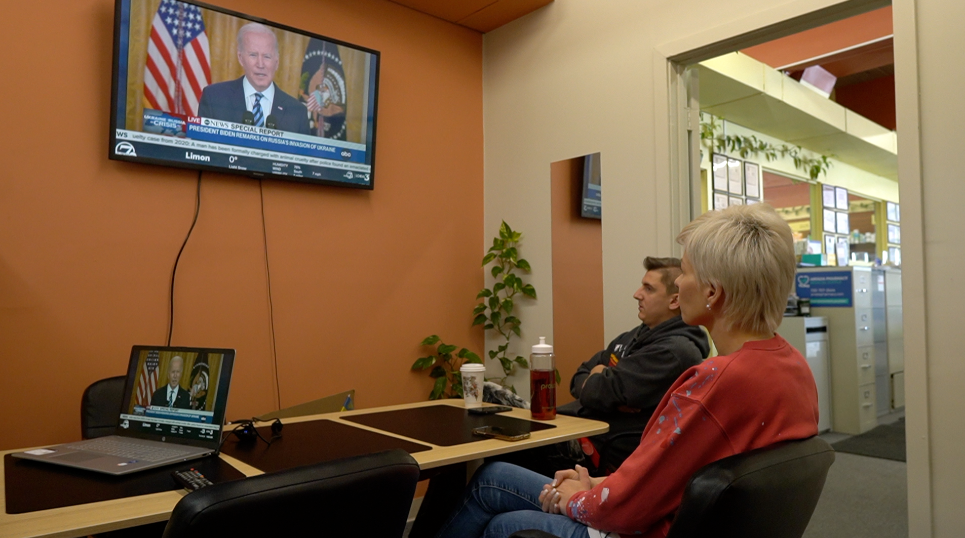 Coloradans with family in Ukraine listen to President Biden addressing the nation 