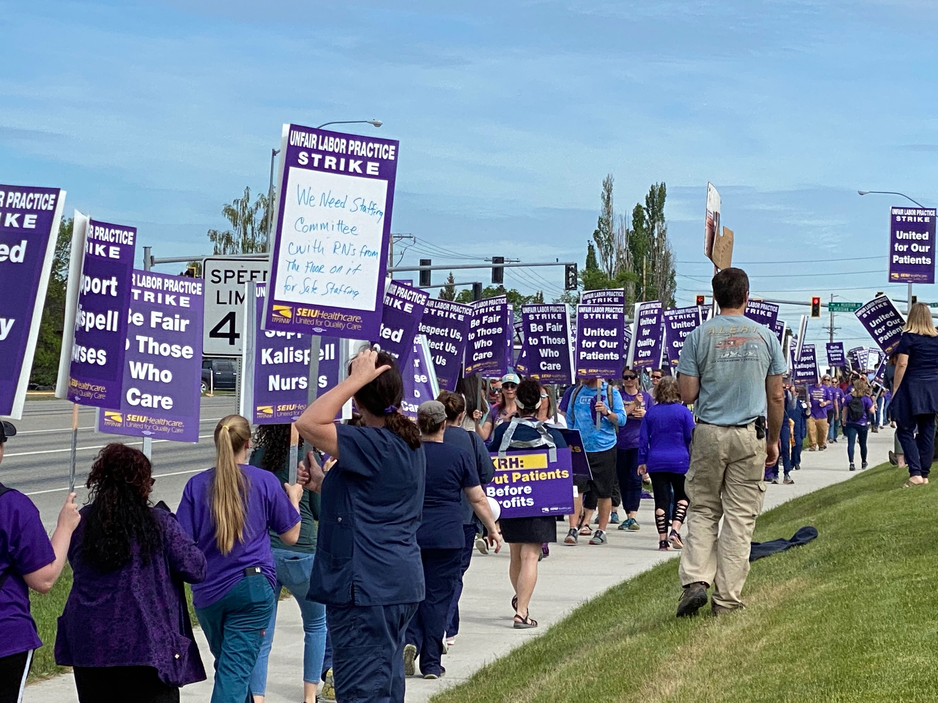 Health nurses in Kalispell on strike, hospital administration responds