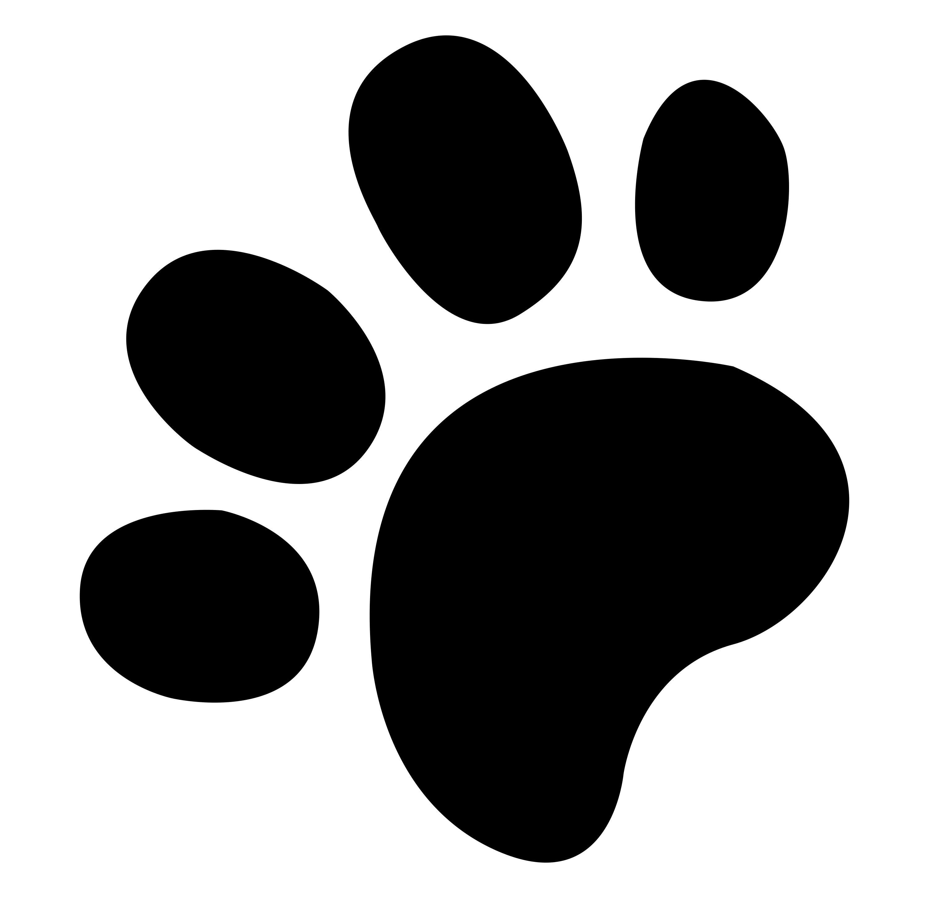 Dog paw File stock image