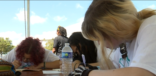 The city of Riviera Beach hosted a free youth summit April 15 in hopes to provide an artistic and creative outlet by writing poetry.