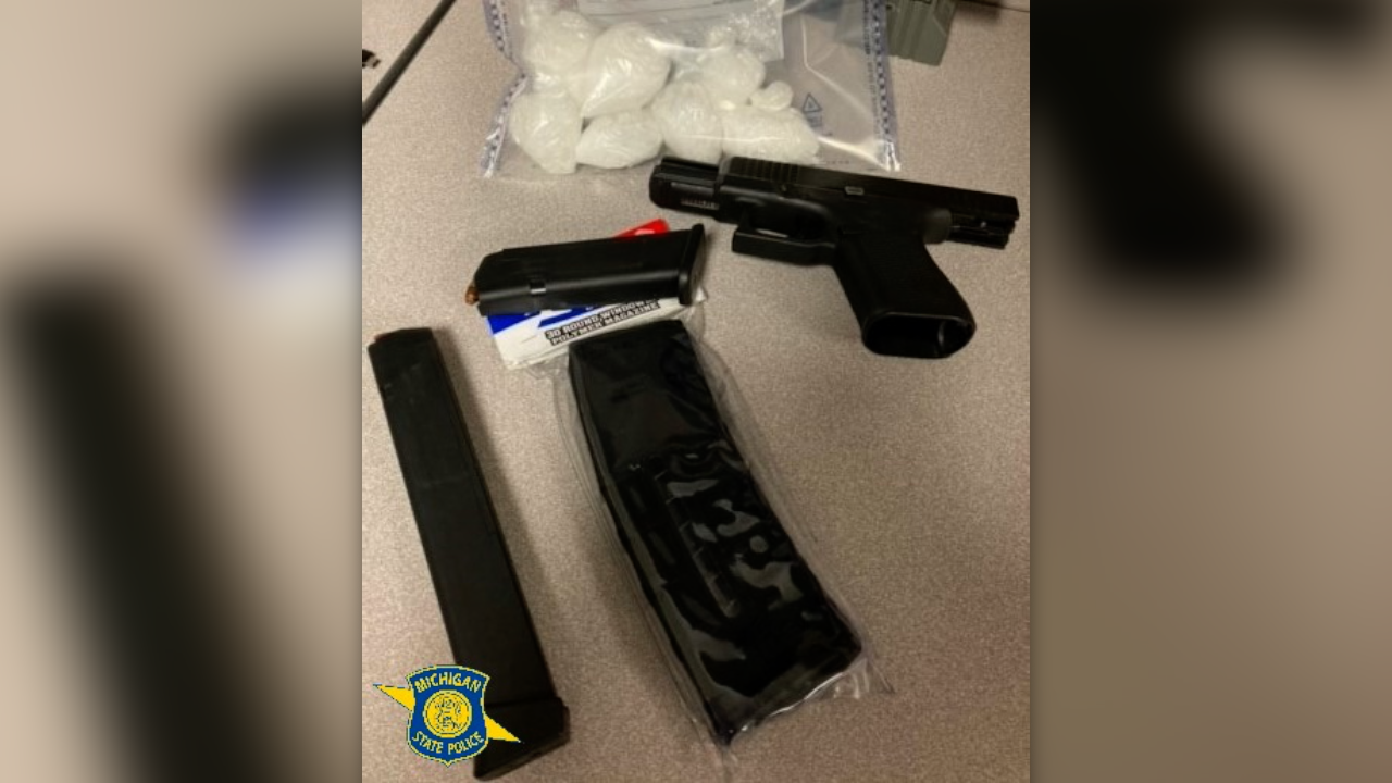 Drugs, firearm confiscated in Benton Township.png