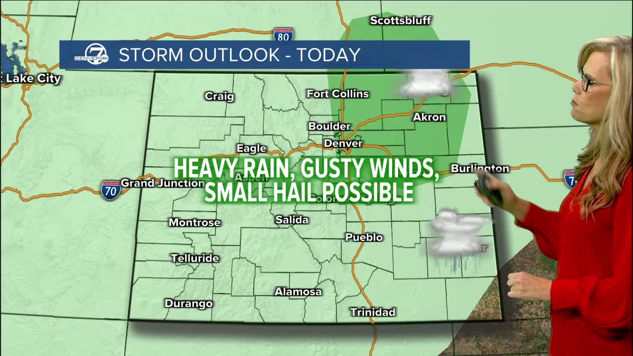 storms possible today