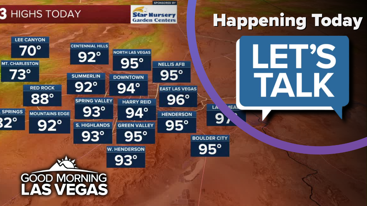 Good Morning, Las Vegas: Extreme Heat Warning, join us at our Let's Talk event