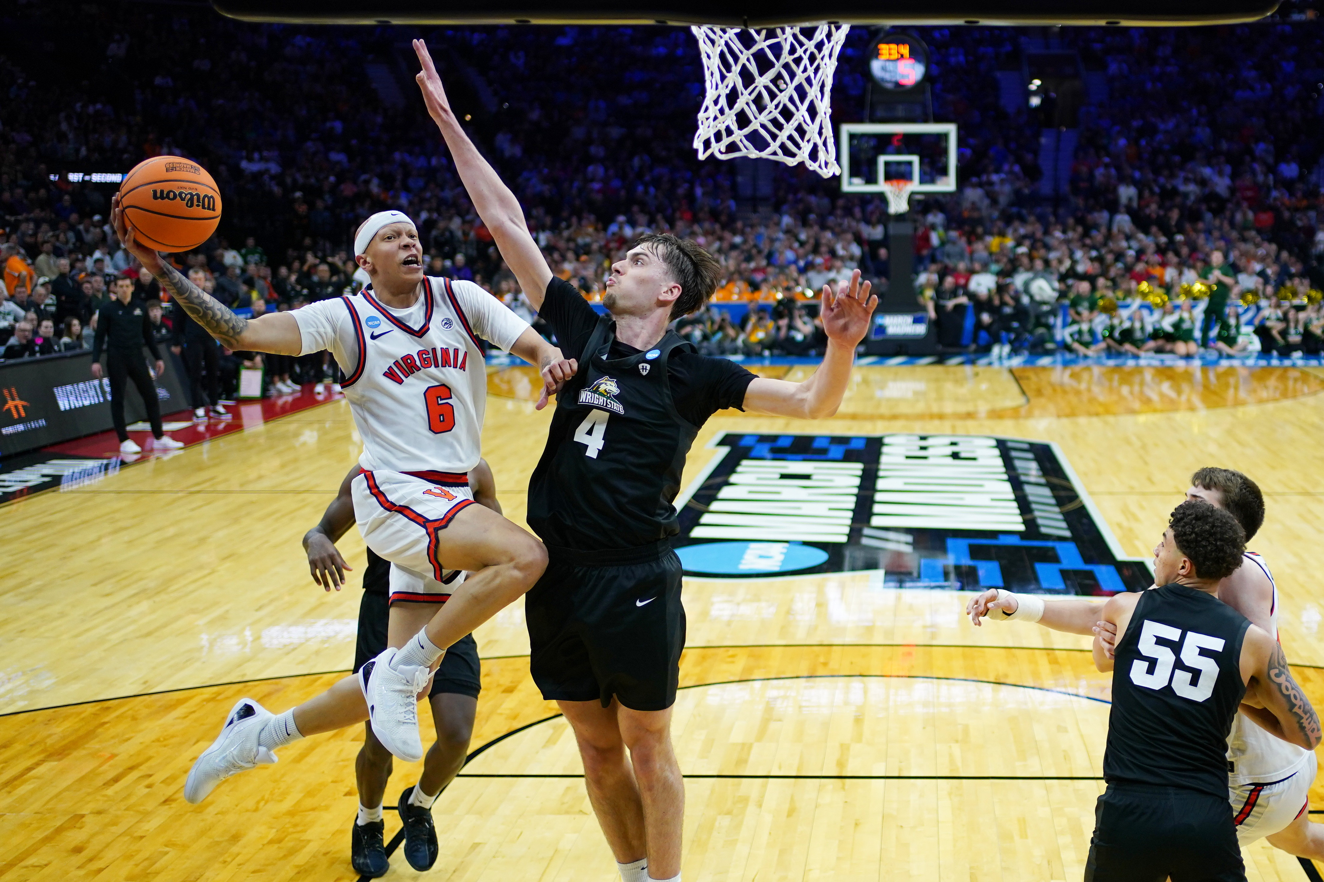 NCAA Wright St Virgina Basketball