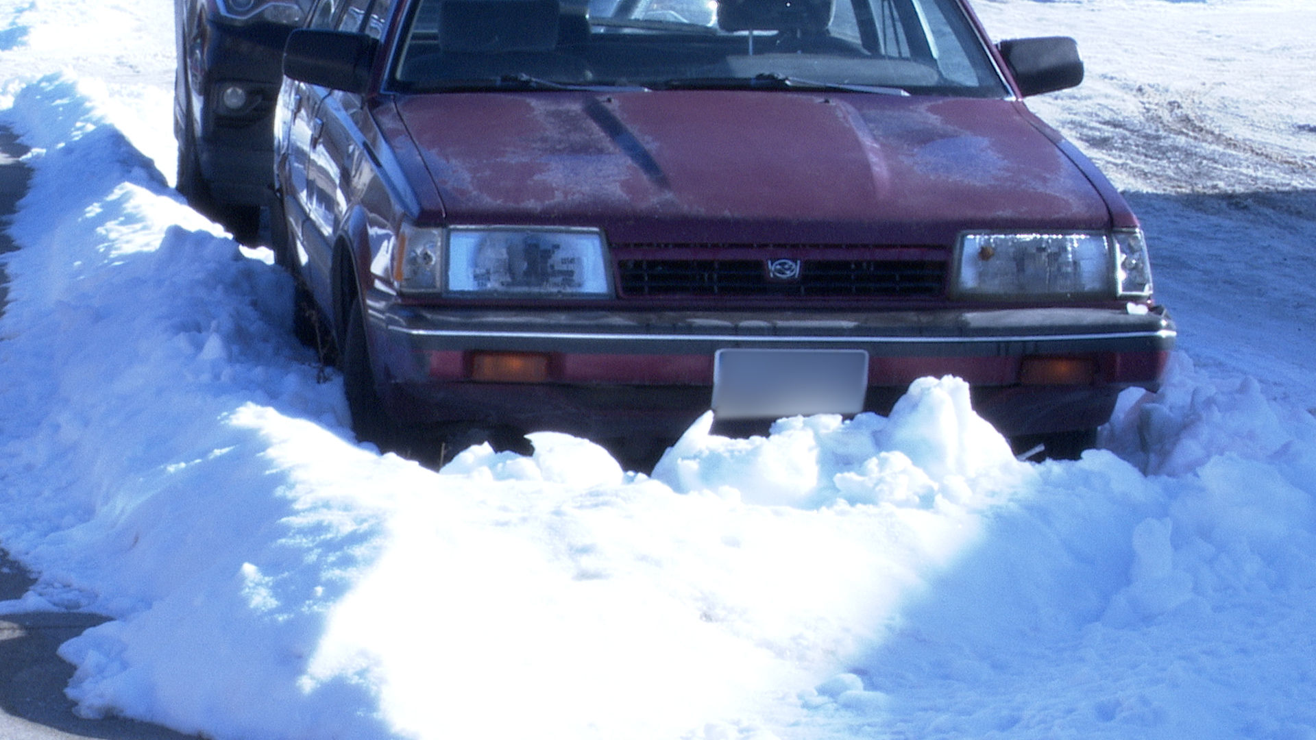 Car in snow