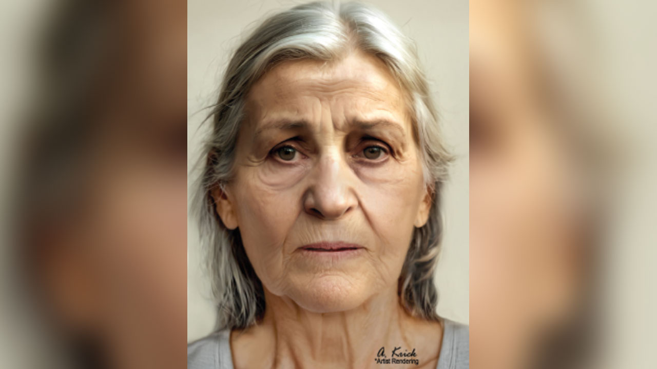 The Palm Beach County Sheriff's Office Forensic Imaging Unit created a reconstruction sketch of what the woman may have looked like at the time of her death.