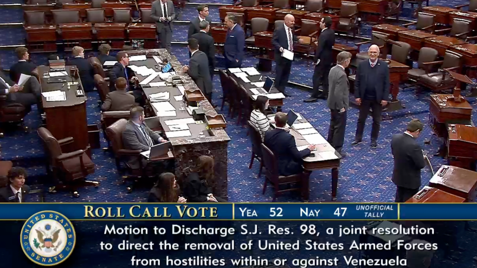 War Powers Resolution vote