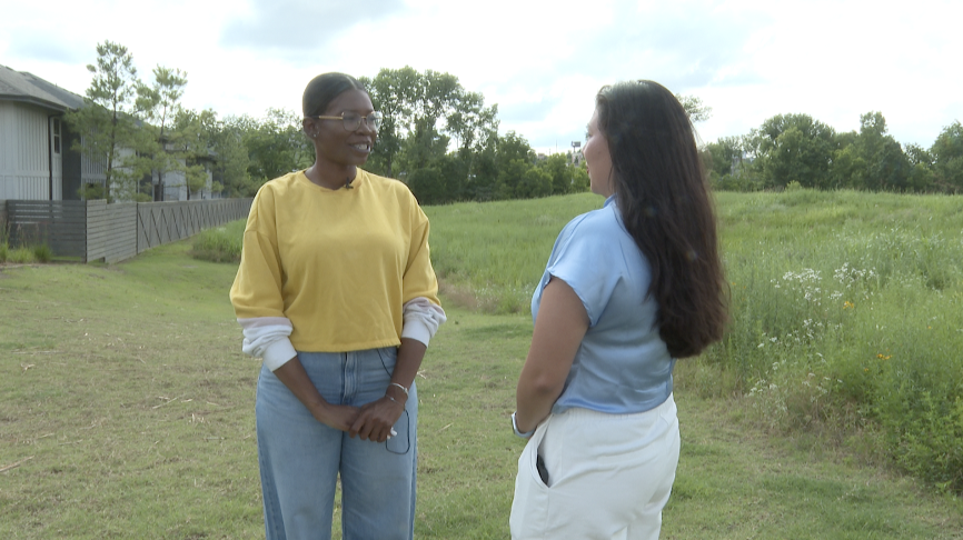 Woman saves boy from drowning
