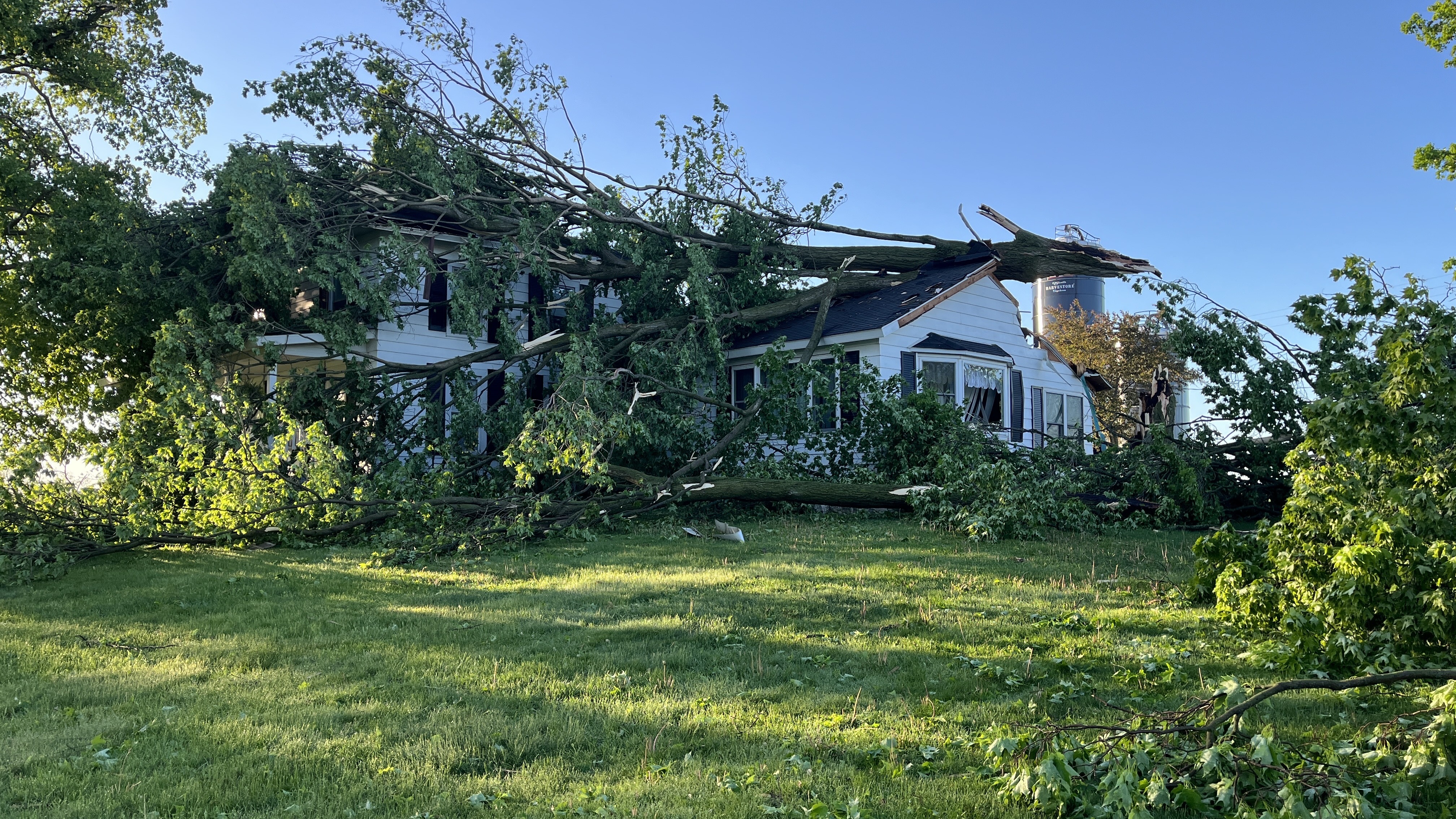 Damaged Martin building 1