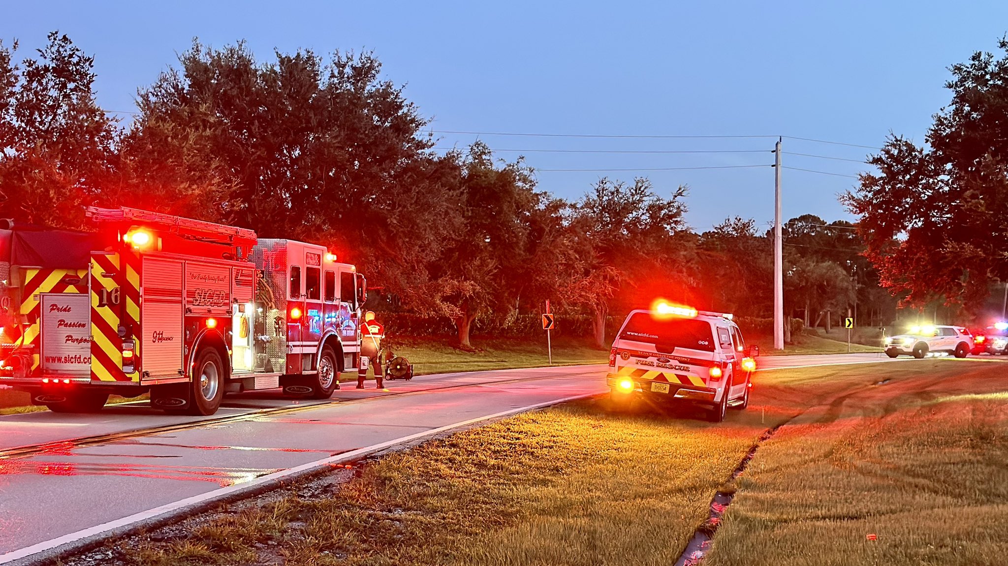 Crash scene at South Rosser Boulevard and Southwest Paar Drive in Port St. Lucie. July 16, 2023.jpeg