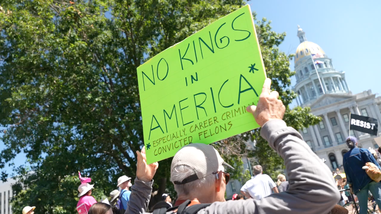 Demonstrators spend Labor Day rallying for workers' rights at Colorado Capitol