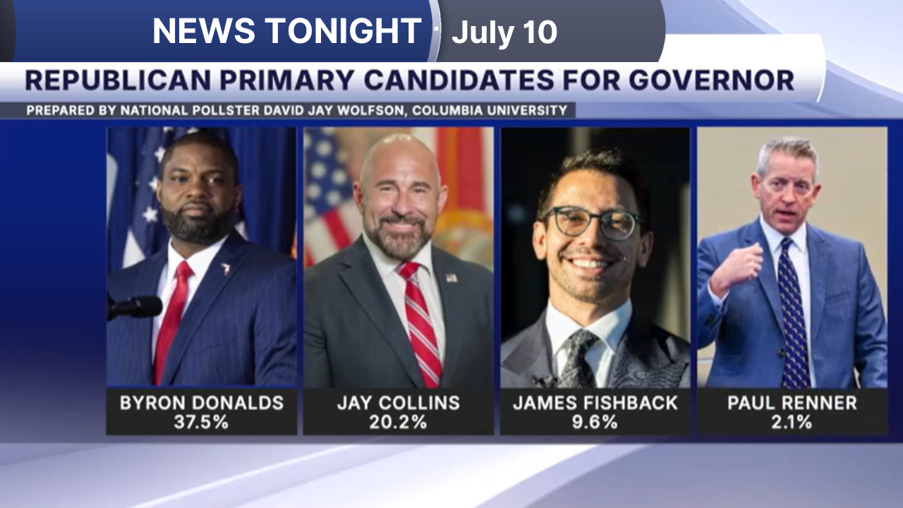 News Tonight - Top Headlines and Weather for July 10