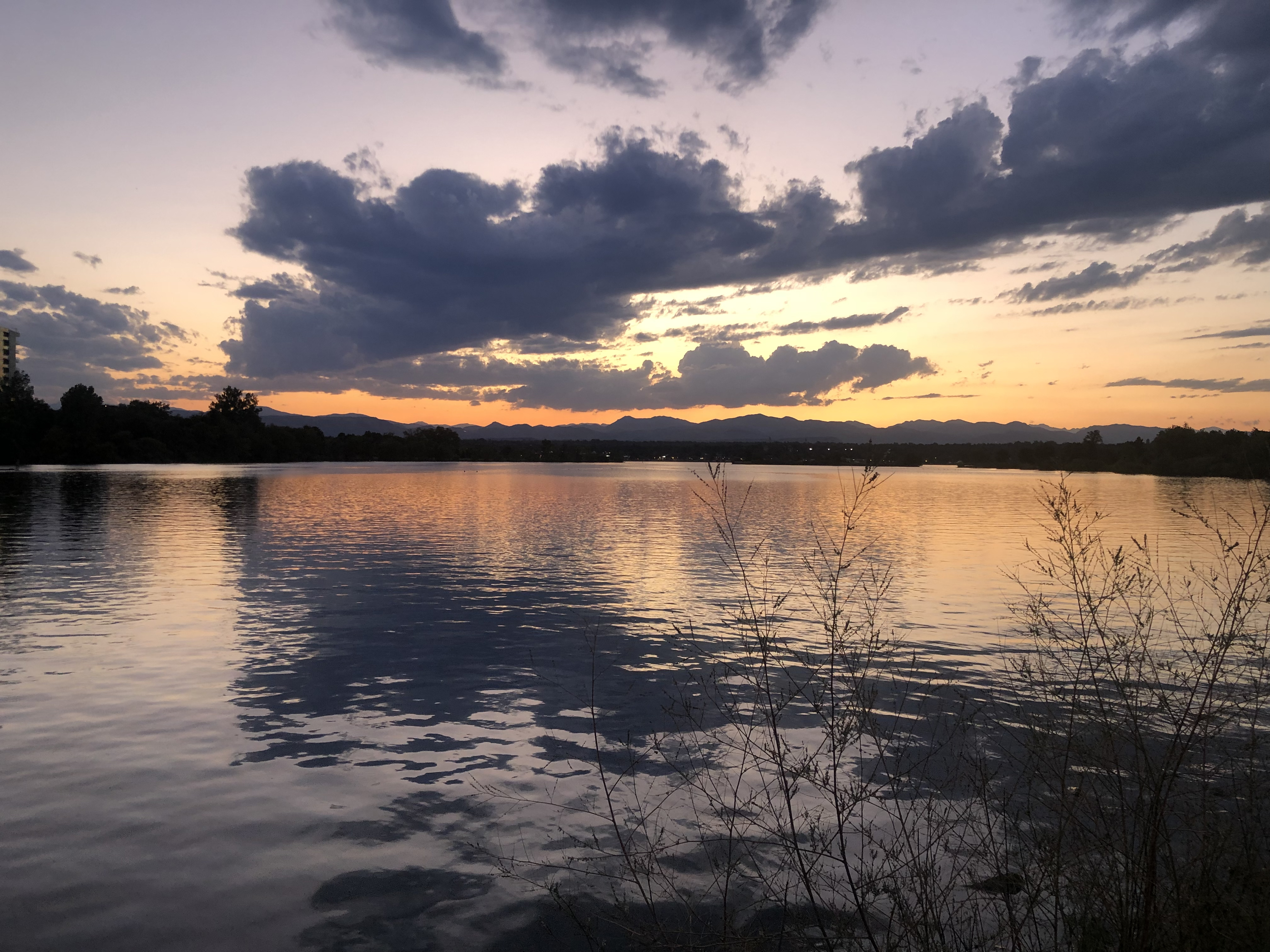 Sloan Lake Sept. 9 2019 sunset