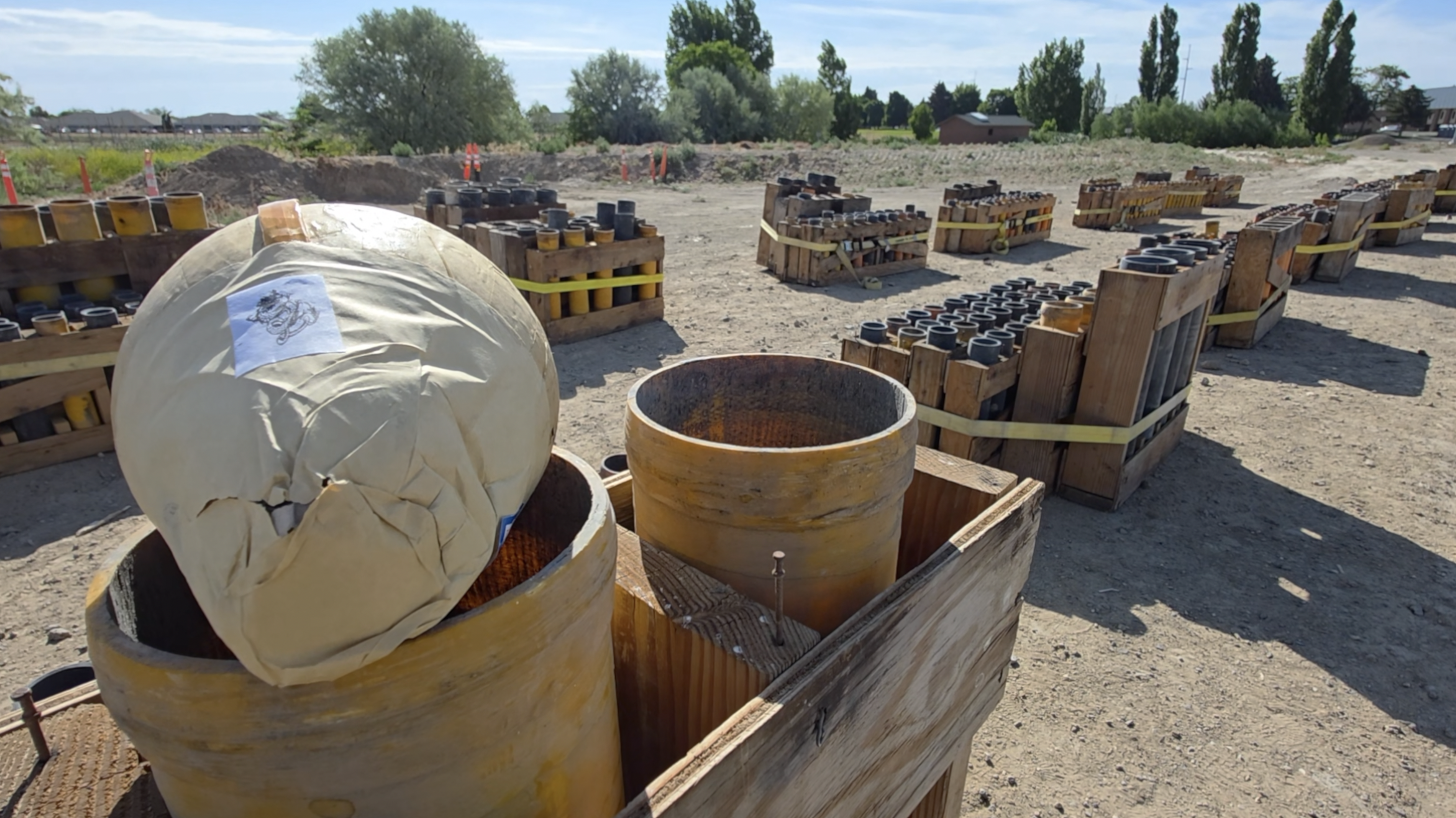 Setting up for the 2025 Twin Falls 4th of July fireworks show