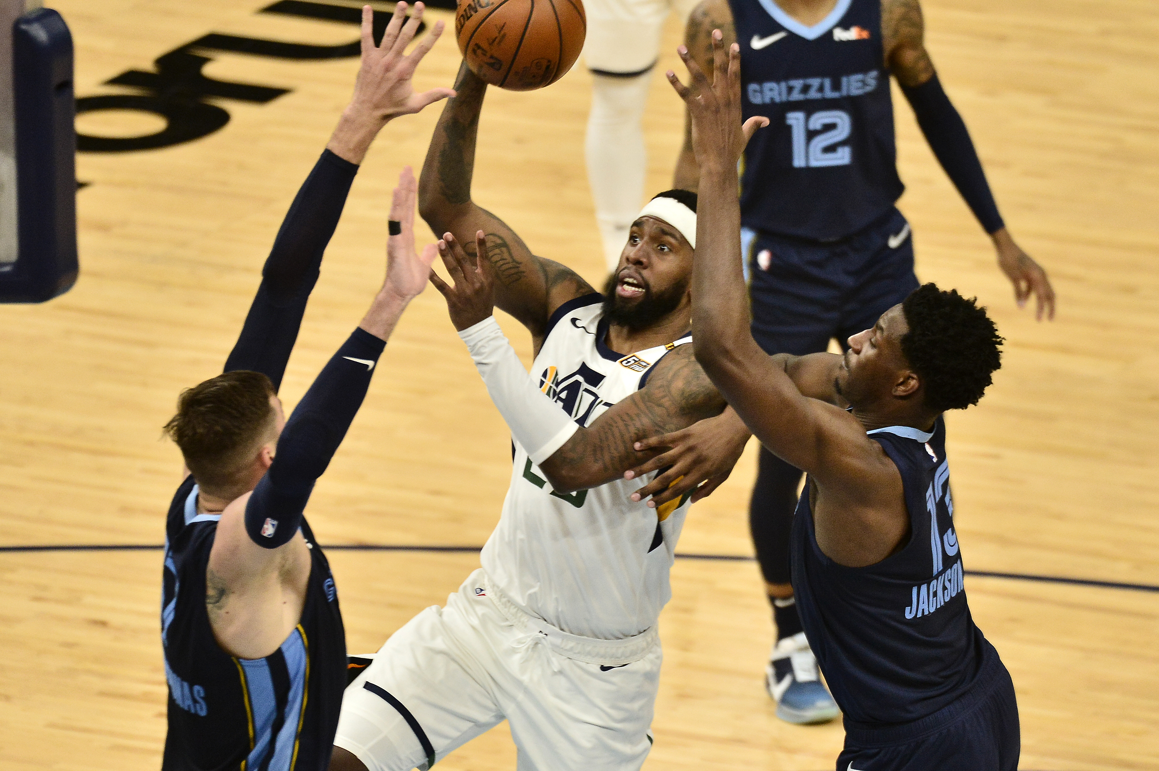 Jazz Grizzlies Basketball