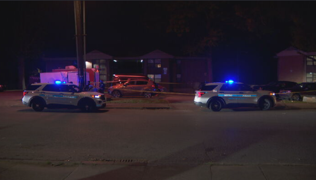 Two-year-old shot 