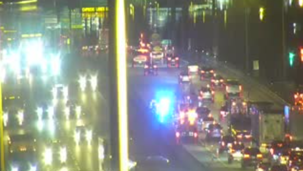 A deadly crash on Interstate 95 at Linton Boulevard in Delray Beach on Oct. 10, 2023.PNG