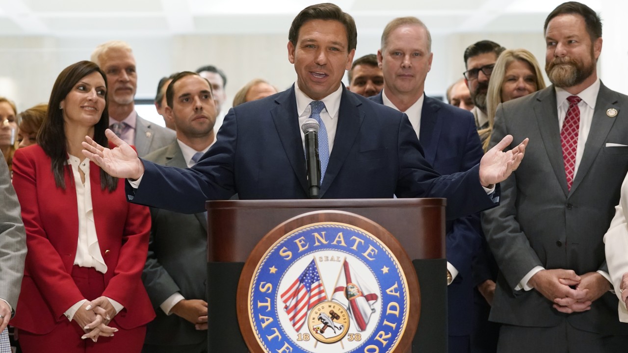 What happens if Gov. Ron DeSantis leaves office to become president?