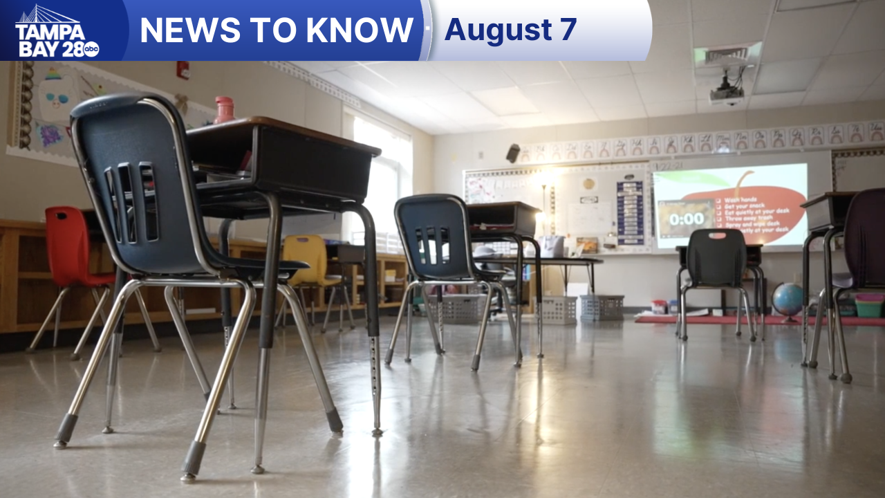 News to Know for August 7, 2026