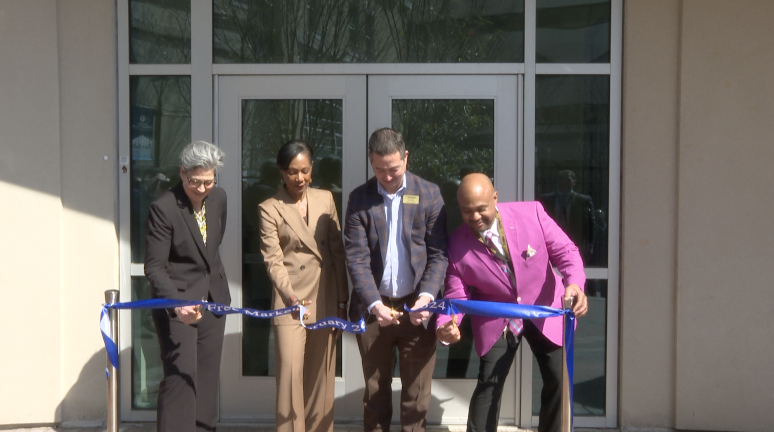 TCC food pantry ribbon cutting