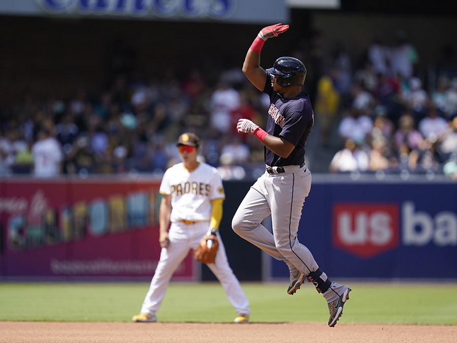 Guardians Padres Baseball oscar gonzalez