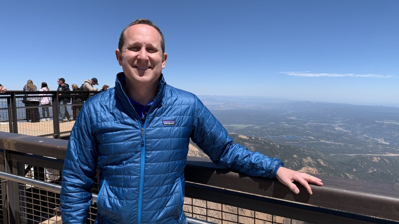 Alan Rose on Pikes Peak
