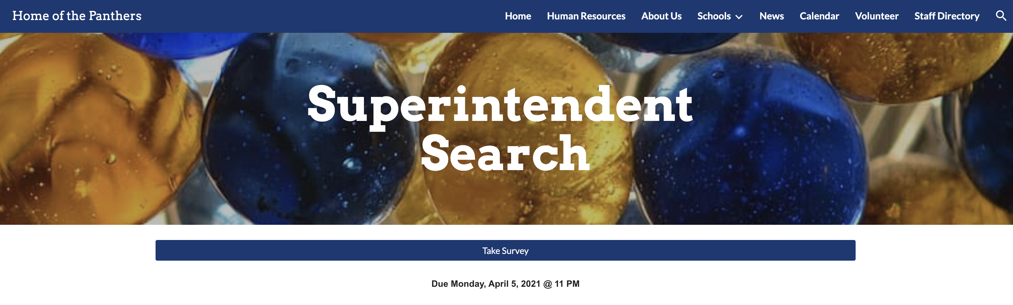 DeWitt Schools Superintendent Search