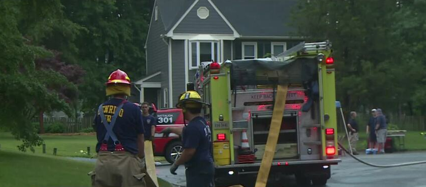Numerous fires caused by lightning reported in Henrico: 'Just dumb luck'