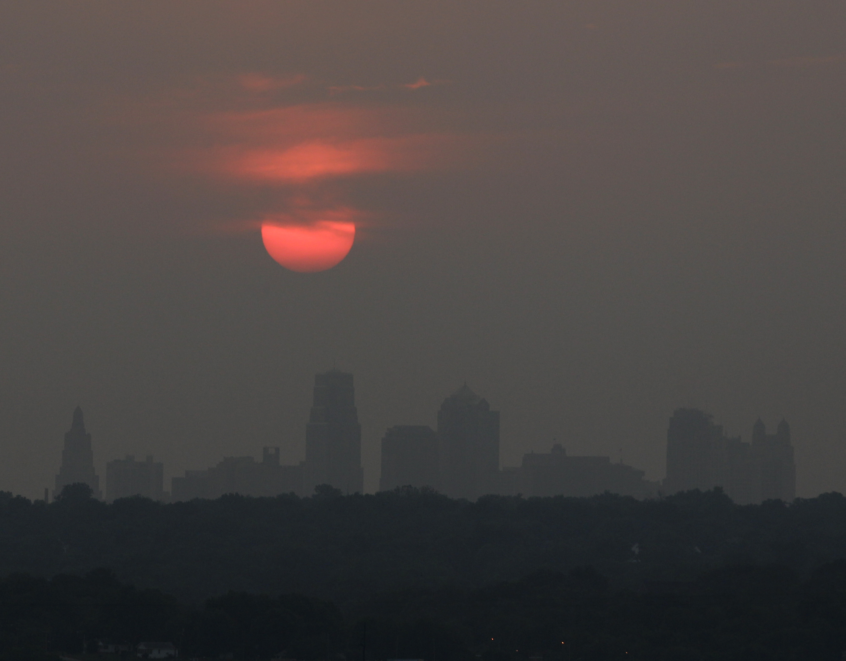 Smoky Sunset