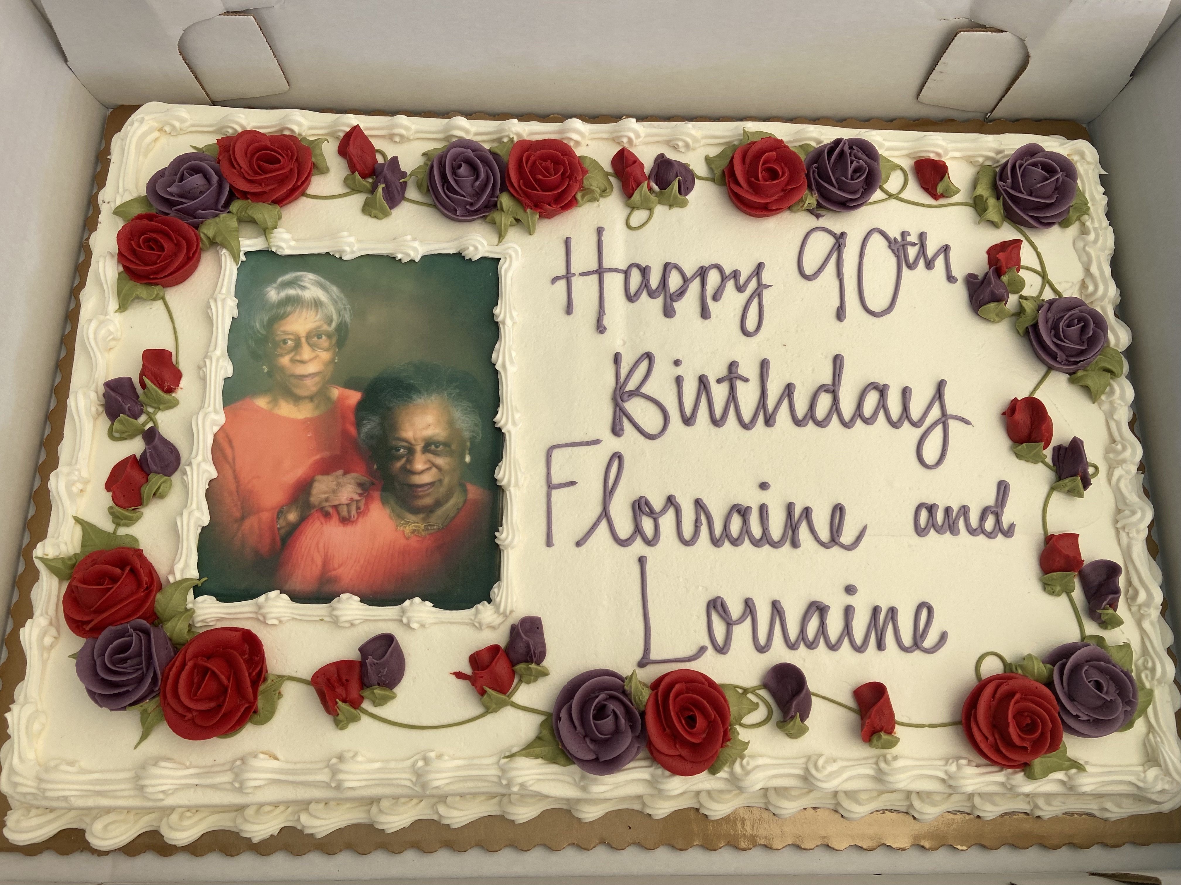 Florraine and Lorraine turned 90 on June 17