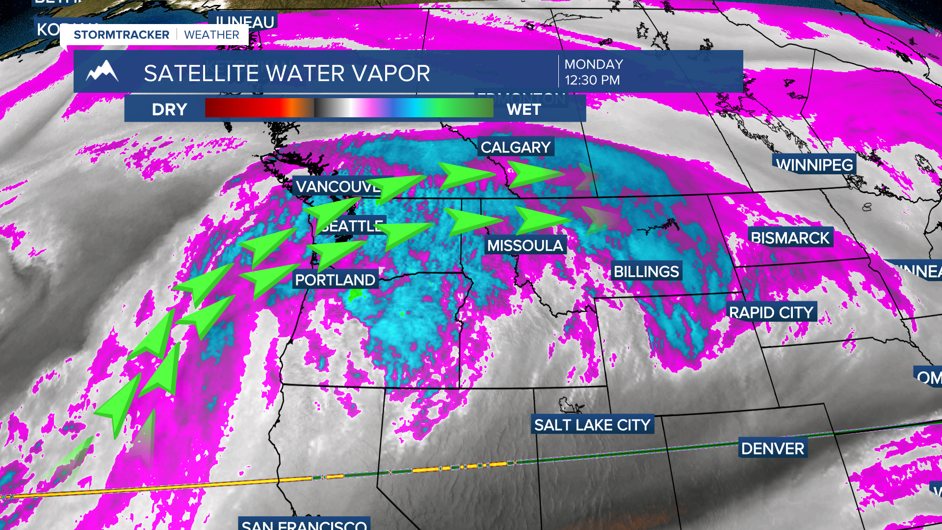 Highs stay warm, rain falls through the week