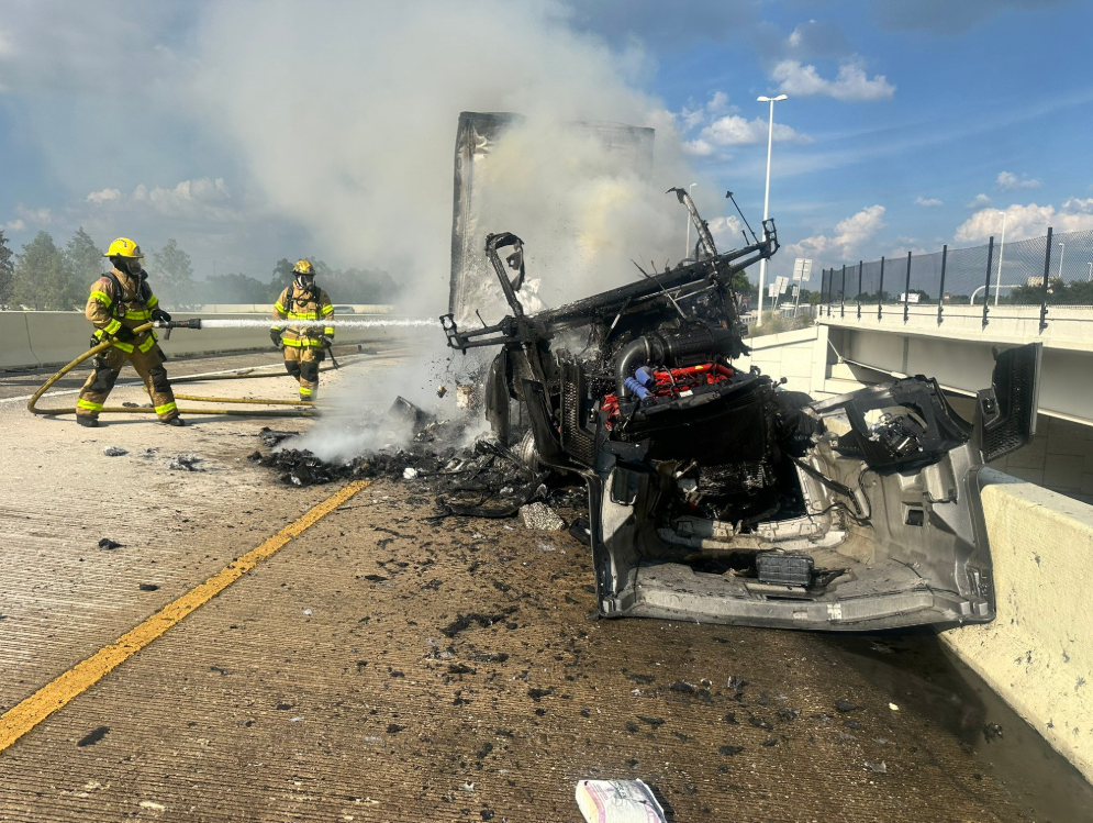 Semi truck crash I-4 and I-275