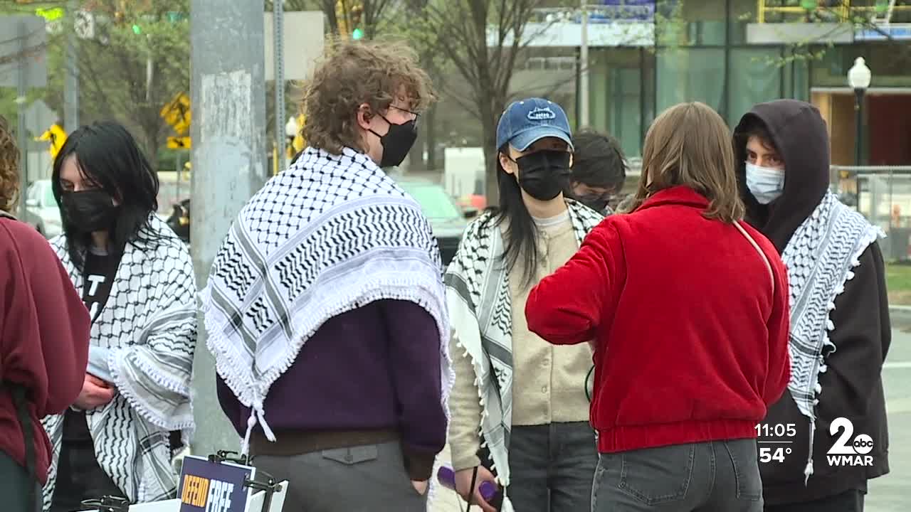 Hopkins students x CAIR presser
