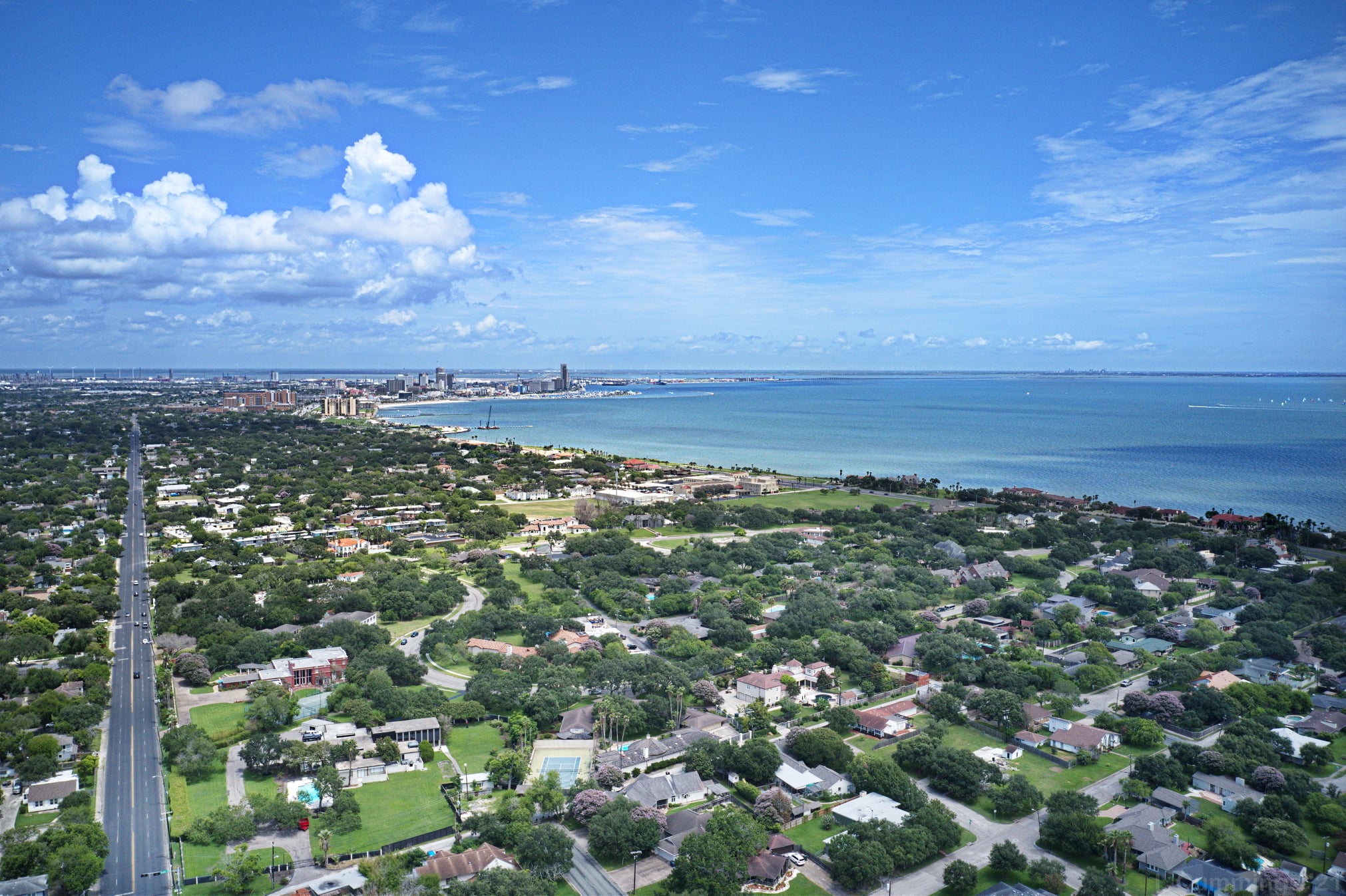 Beautiful sunny day in Corpus Christi - Photo By: FB Coastal Bend Weather Watcher Ian Cummings