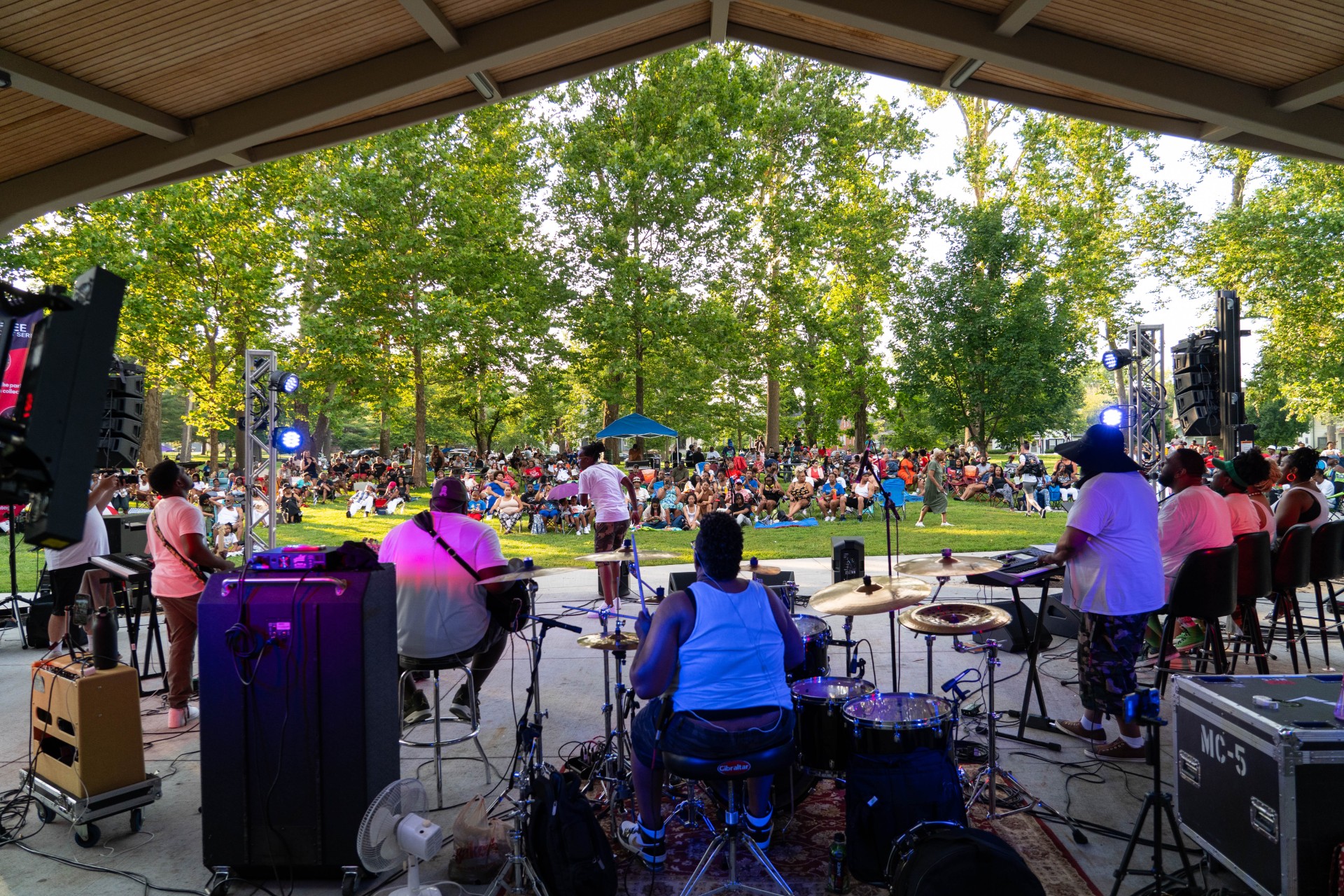 Music at Miller Park near 27th and Redick Ave.; image provided by Omaha Performing Arts.