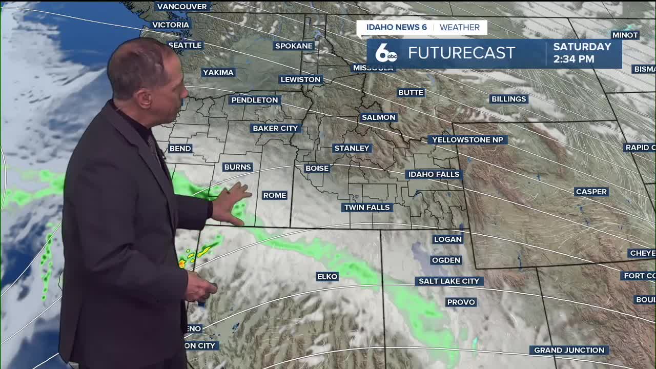 Clouds increase this weekend