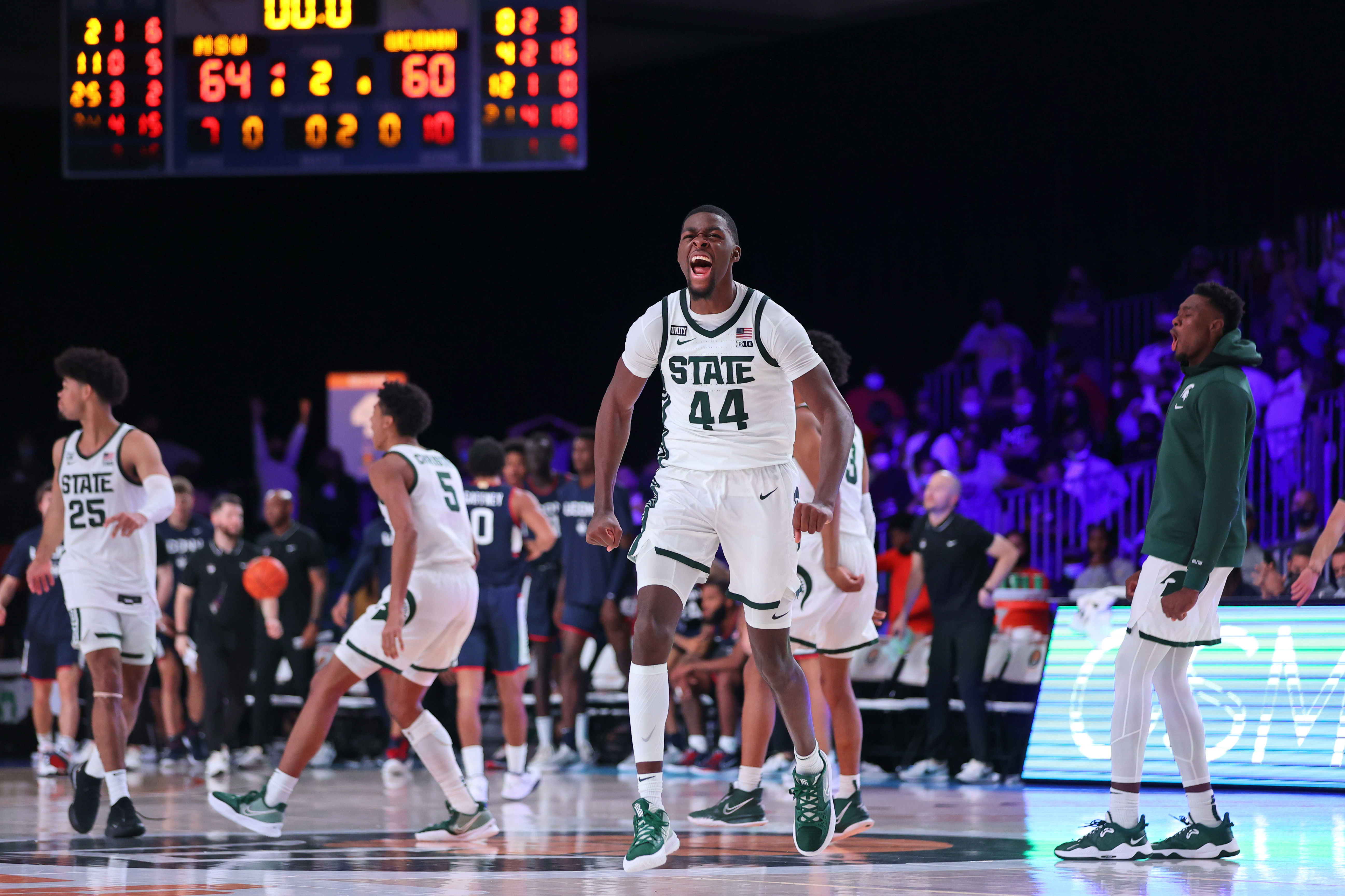 Gabe Brown Michigan St UConn Basketball