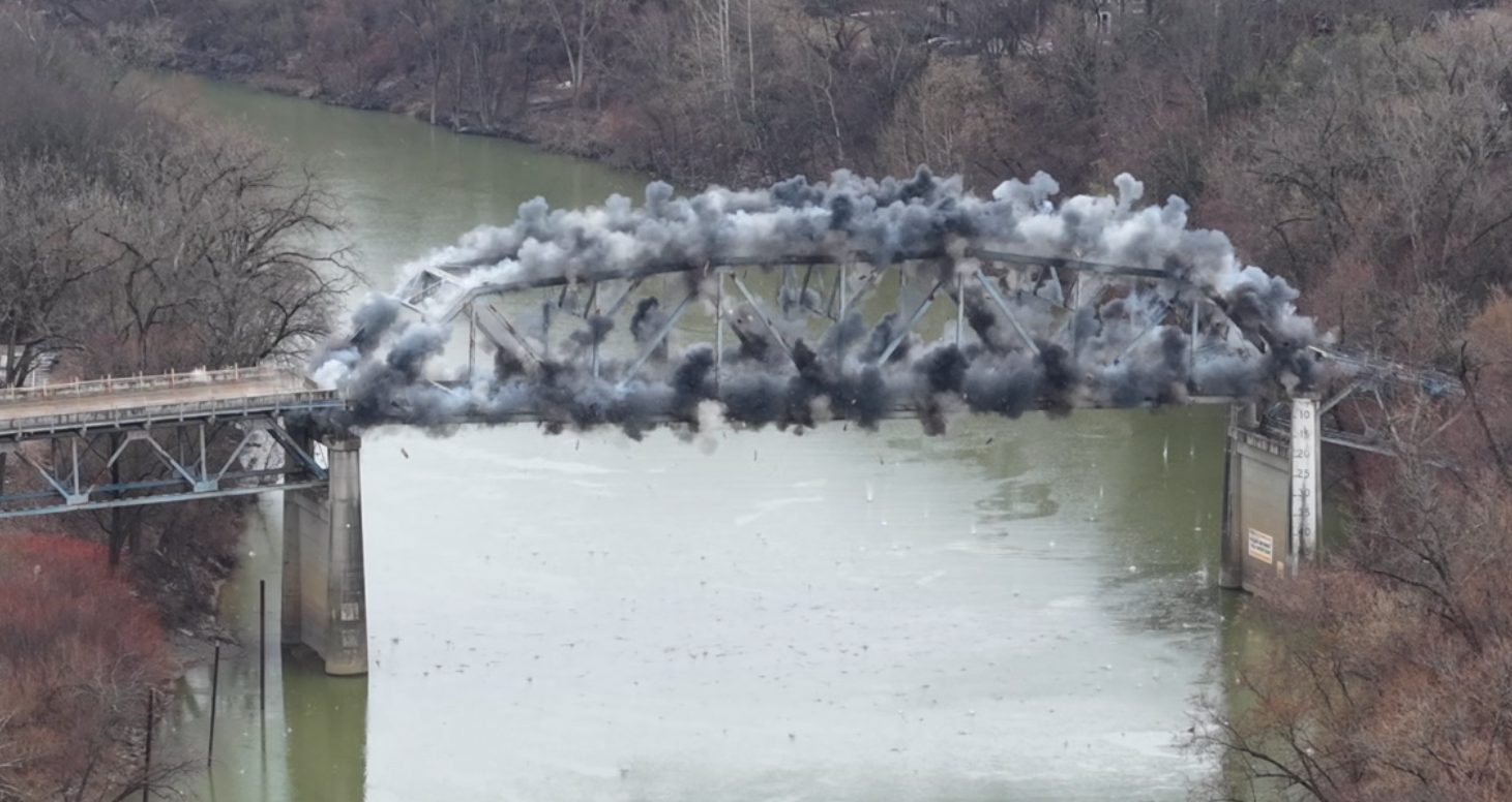 bridge explosion newport