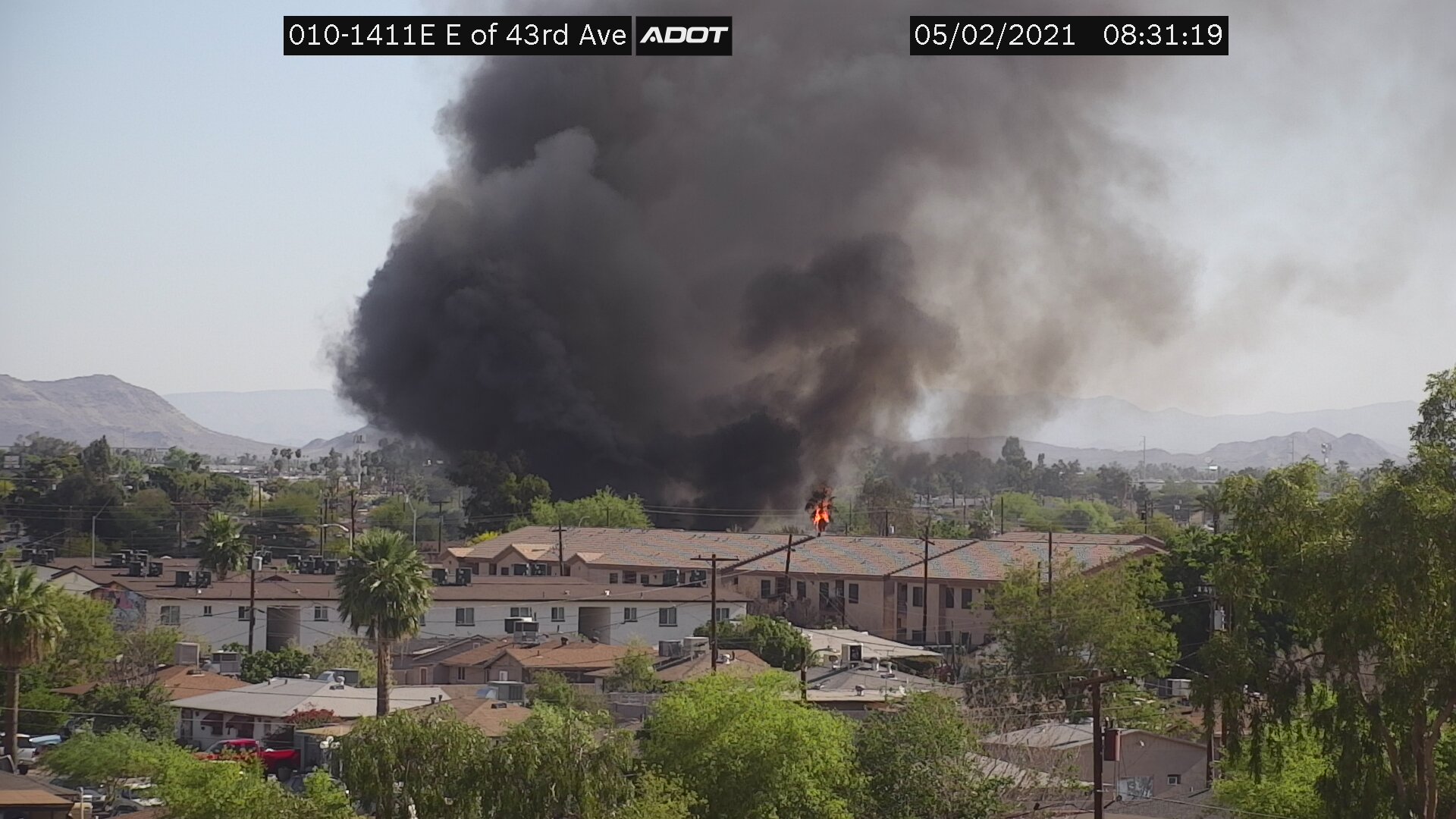 House fire near McDowell Road and 43rd Avenue 