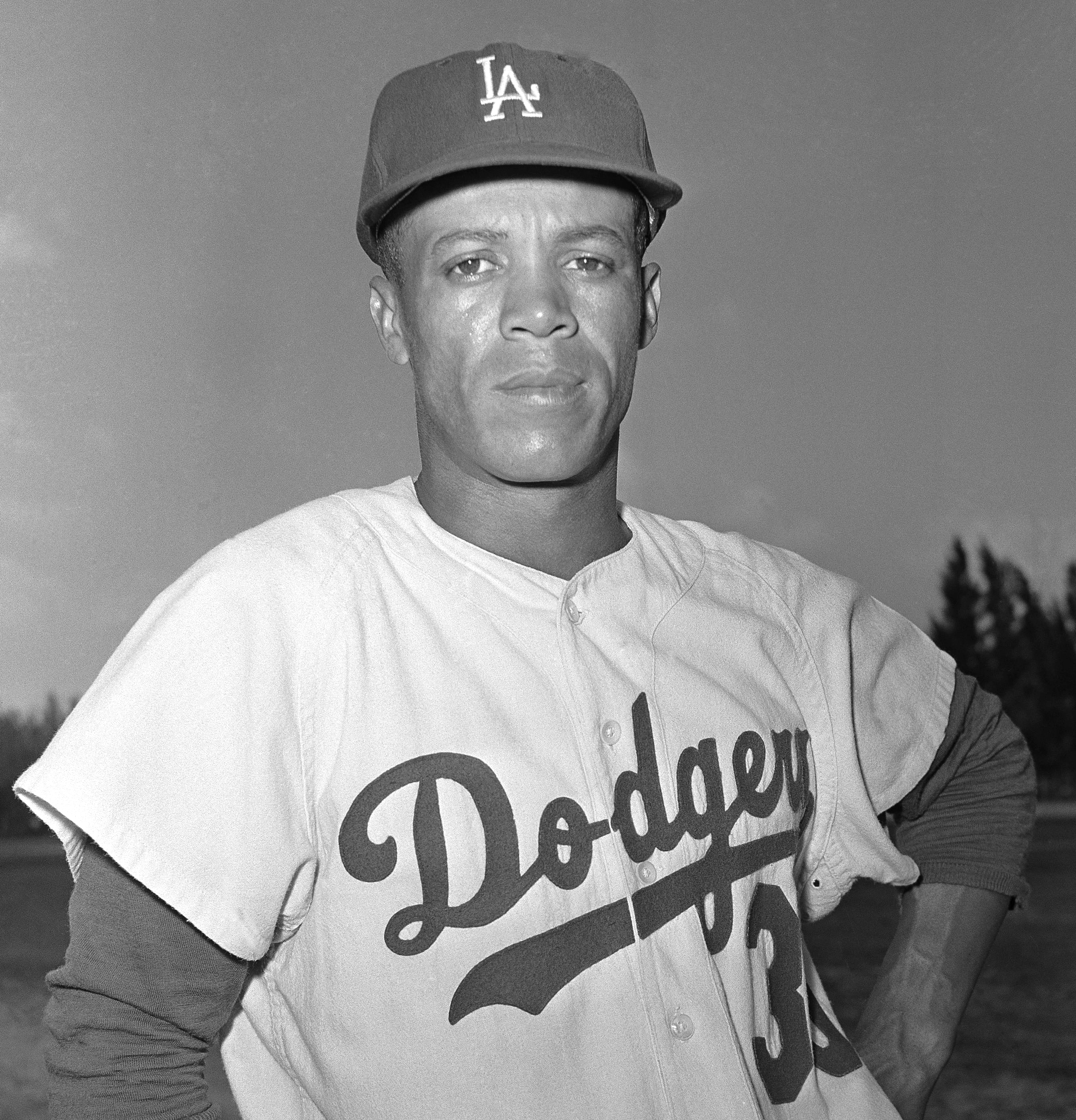 Infielder Maury Wills