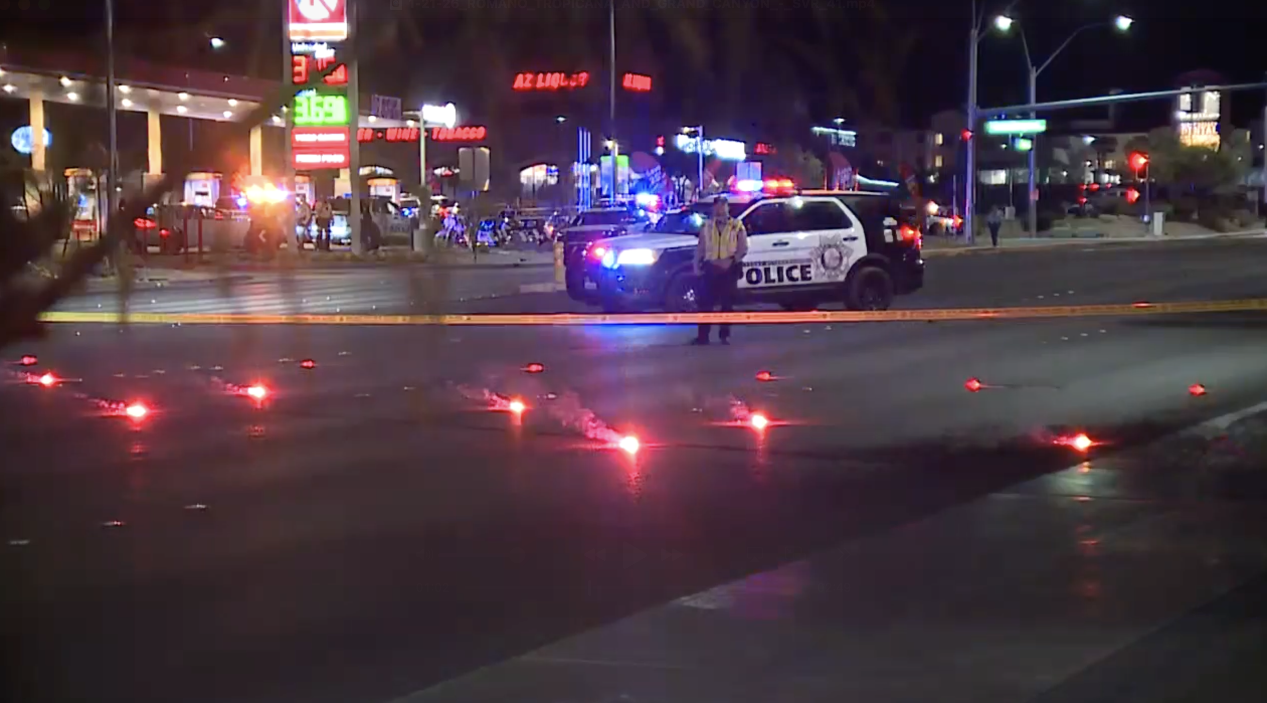 RTC: Crash shuts down westbound Tropicana Avenue at Grand Canyon Drive