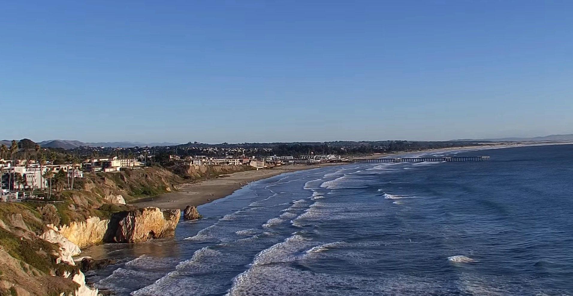 We are getting to enjoy some sunny, clear skies due to the windy conditions impacting both San Luis Obispo and Santa Barbara Counties.  