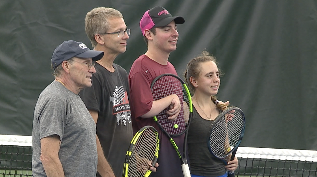 Winners and runners up in the Para-Standing doubles division