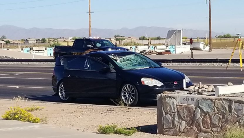 Fatal car vs. pedestrian accident 107th avenue and Buckeye