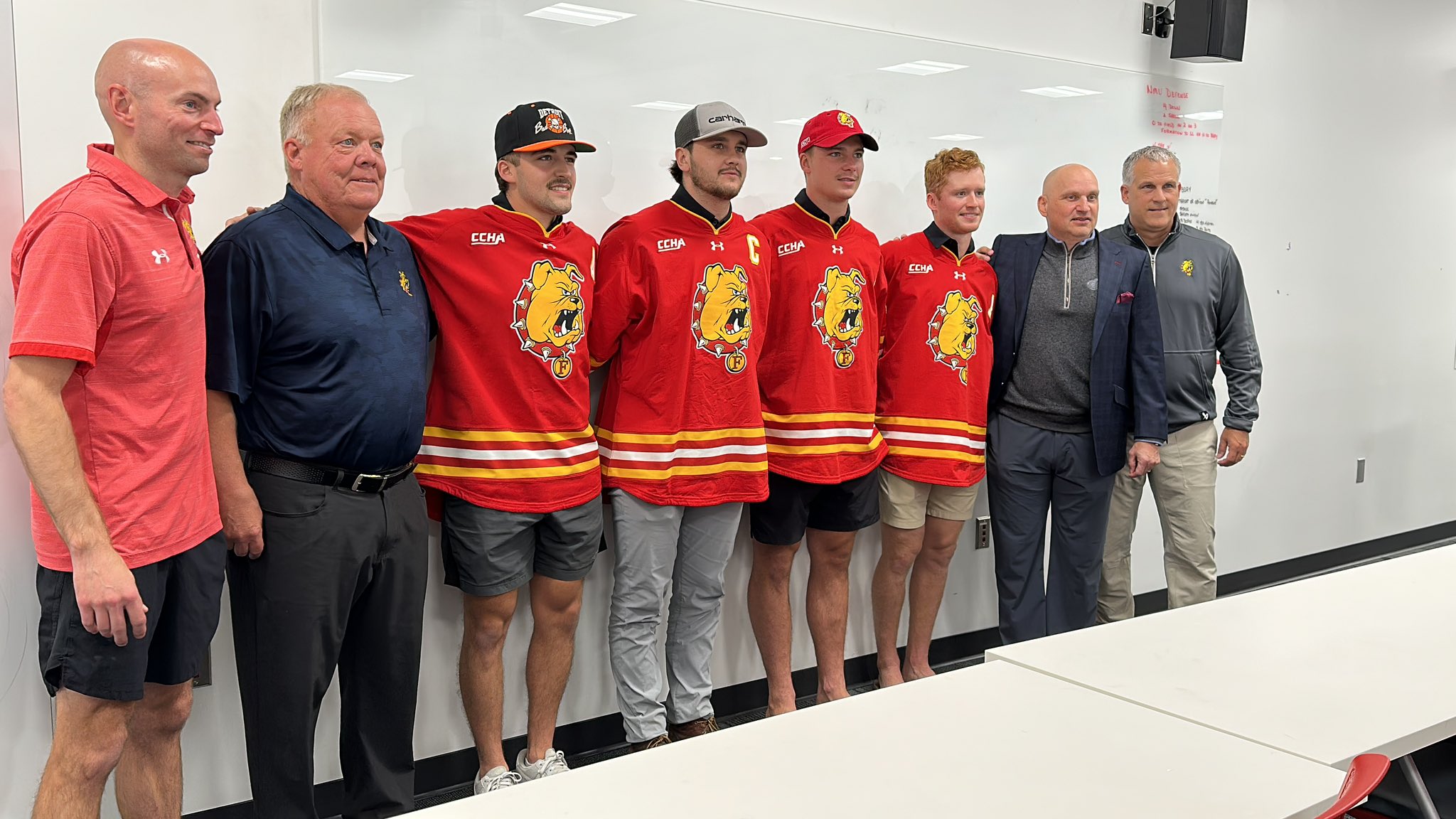 Ferris State hockey captains 2023-2024
