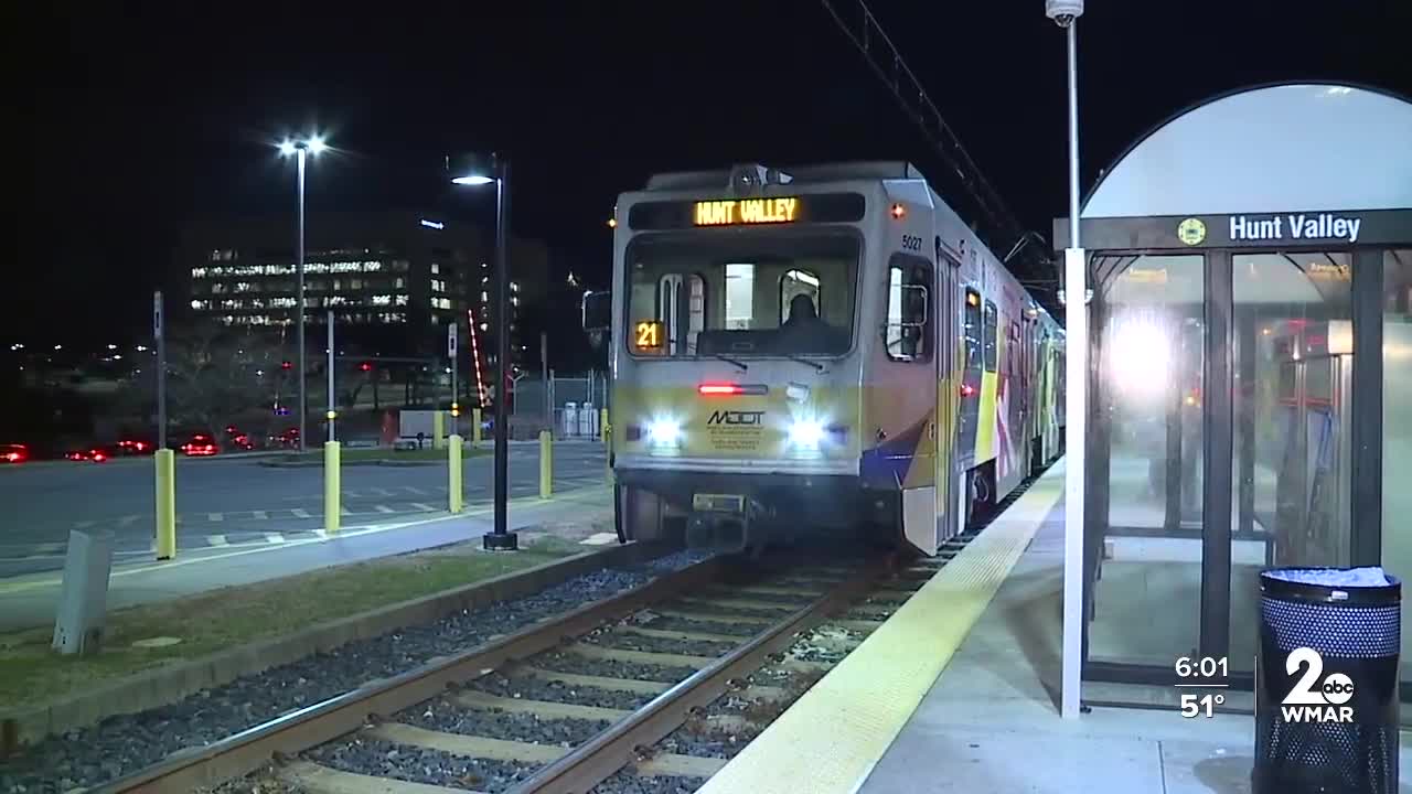 Light Rail at Hunt Valley