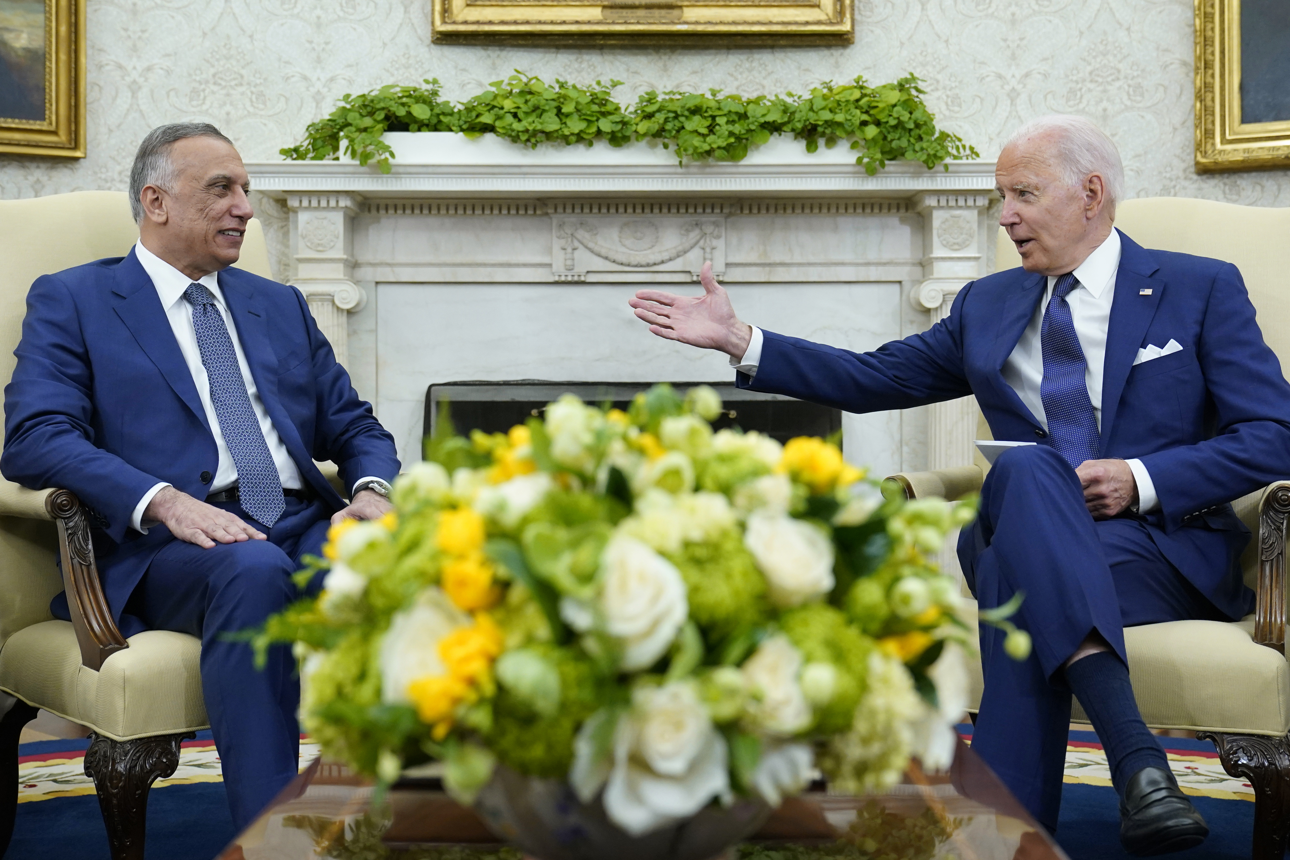 Joe Biden, Mustafa al-Kadhimi
