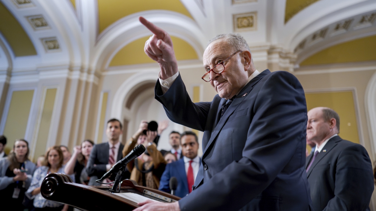 Senate Majority Leader Chuck Schumer.